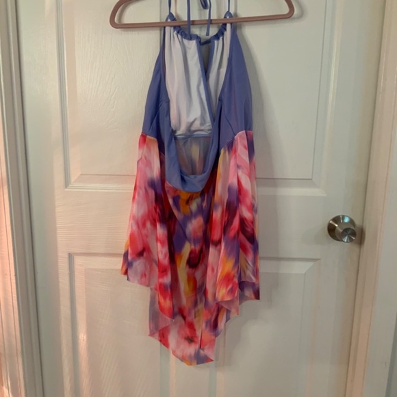 TIE DYE PURPLE BATHING SUIT PLUS SIZE 4X NWOT - Picture 6 of 10